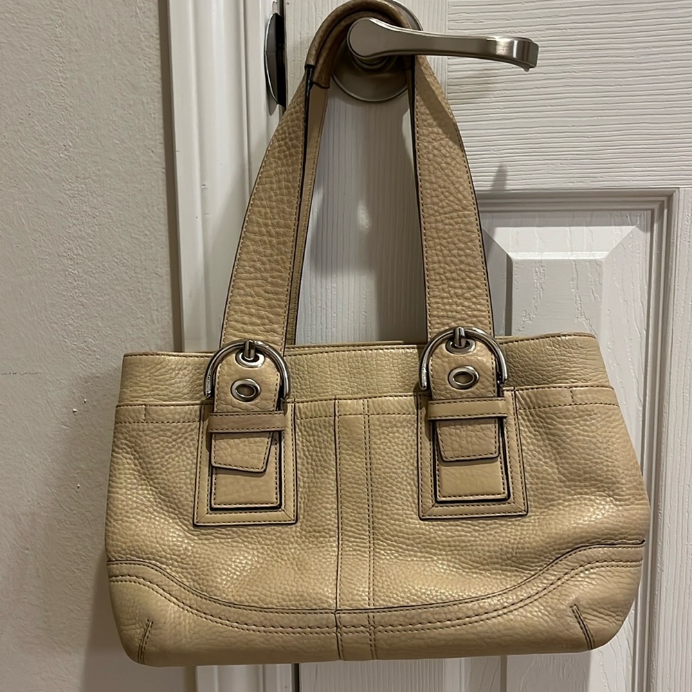 Coach Leather Shoulder Bag- F10911
